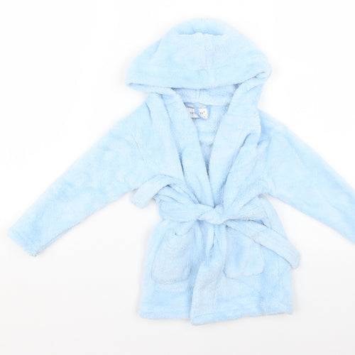 Earlydays Baby Blue Colourblock  Babydoll Gown Size 12-18 Months