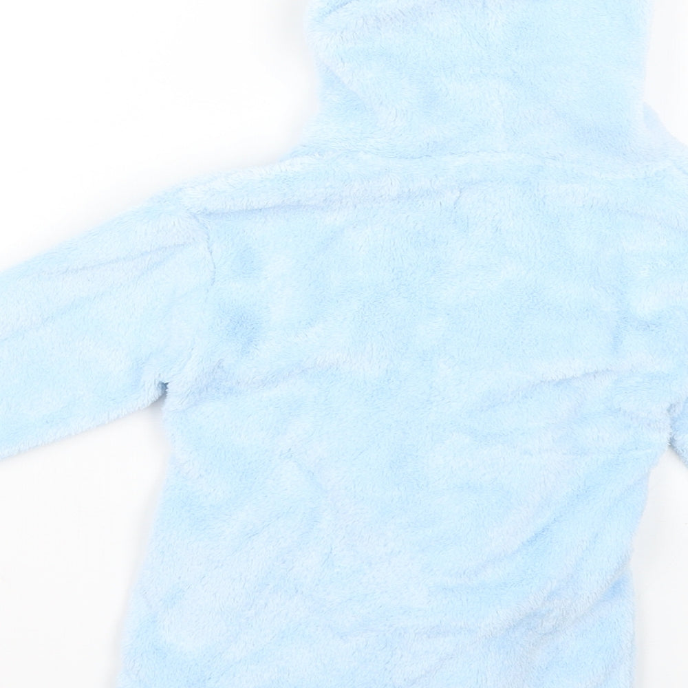 Earlydays Baby Blue Colourblock  Babydoll Gown Size 12-18 Months