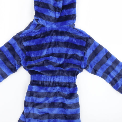 Marks and Spencer Boys Blue Striped   Robe Size 2-3 Years