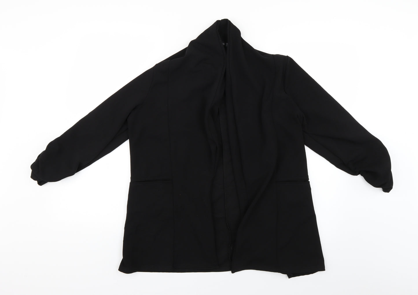 Boohoo Womens Black   Jacket Blazer Size 16