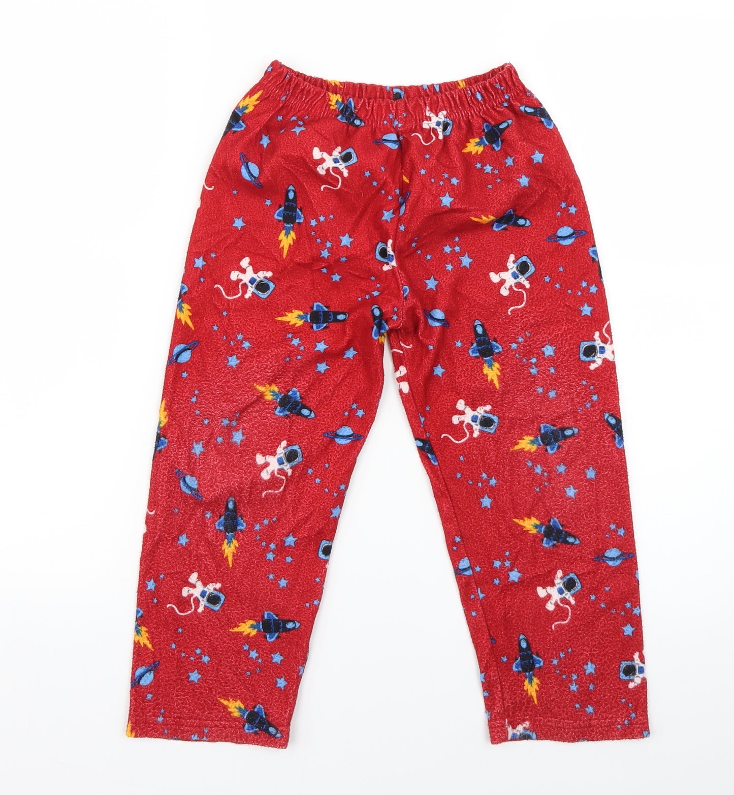 Primark Boys Red Geometric   Pyjama Pants Size 5-6 Years