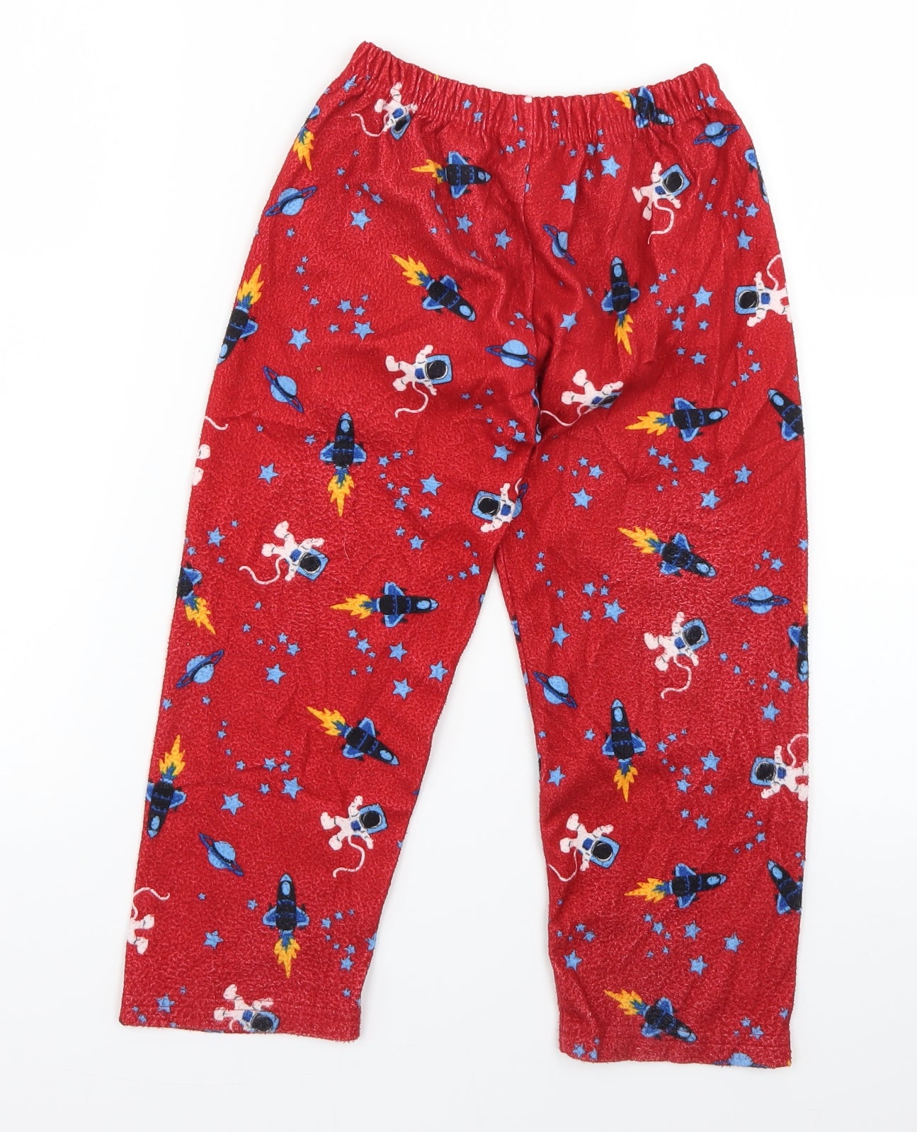 Primark Boys Red Geometric   Pyjama Pants Size 5-6 Years