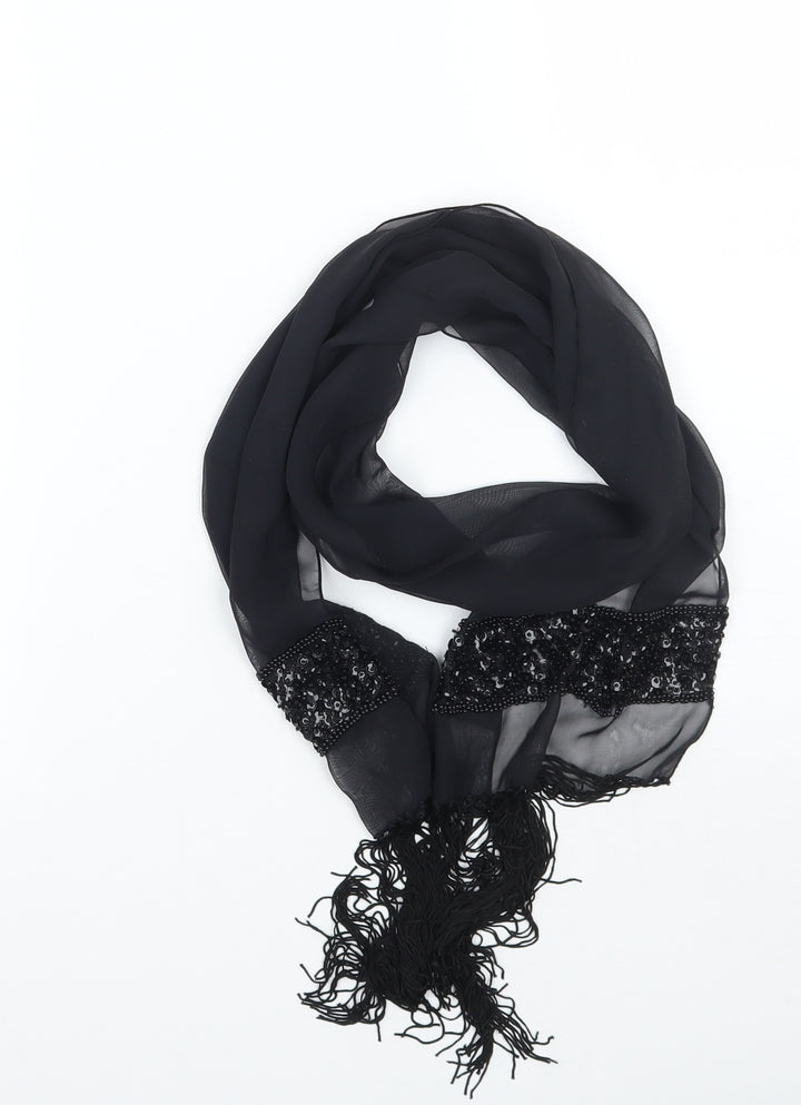 Preworn Womens Black Scarf