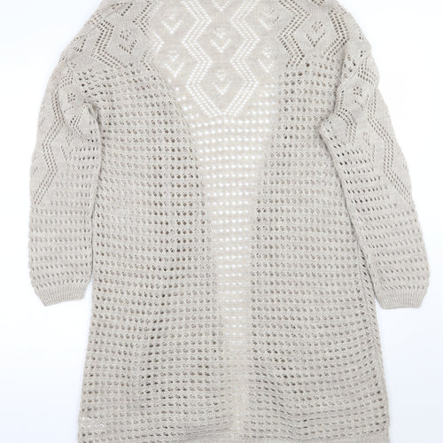 TU Womens Beige   Cardigan Jumper Size M