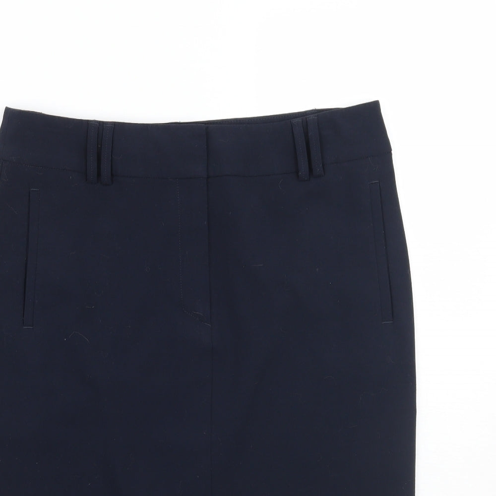 Marks and Spencer Womens Blue   Straight & Pencil Skirt Size 12