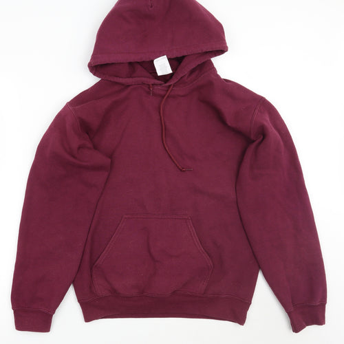 Gildan Womens Purple   Pullover Hoodie Size S
