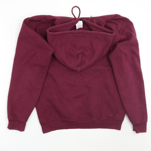 Gildan Womens Purple   Pullover Hoodie Size S