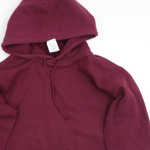 Gildan Womens Purple   Pullover Hoodie Size S