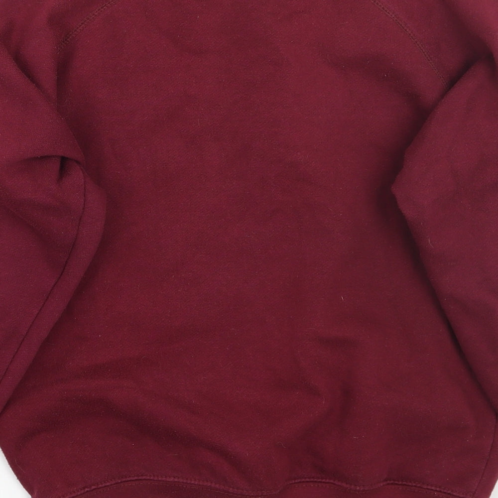 True Form Boys Red  Canvas Pullover Jumper Size 9-10 Years