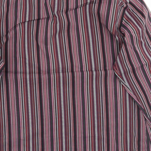 NEXT Mens Black Striped   Button-Up Size M
