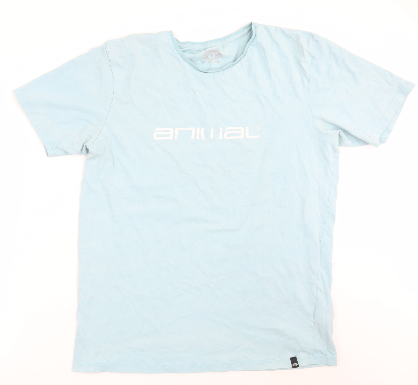 Animal Mens Blue    T-Shirt Size L