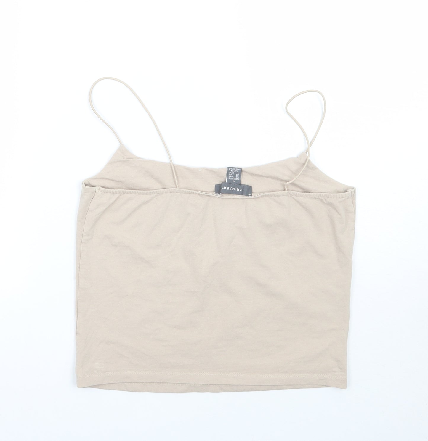 Primark Womens Beige   Basic Tank Size S