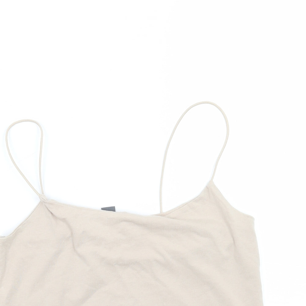 Primark Womens Beige   Basic Tank Size S
