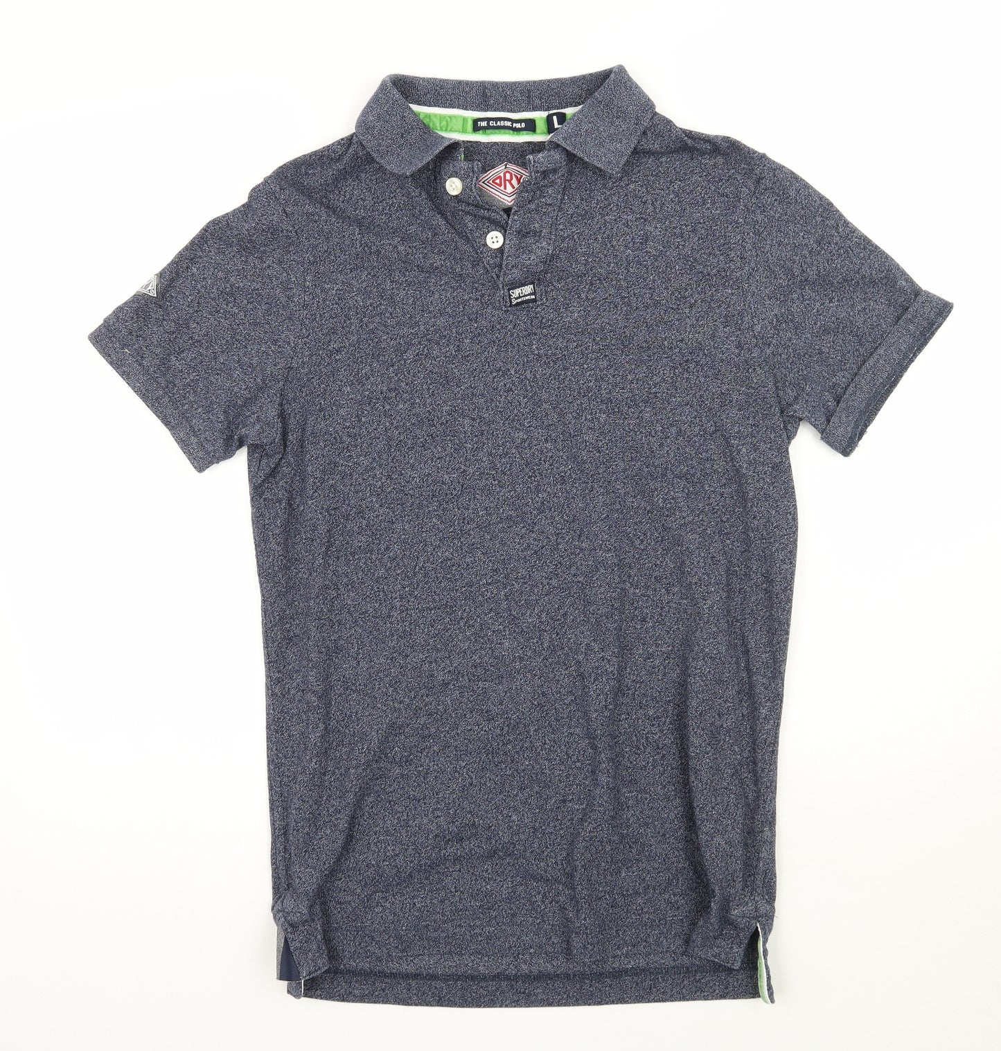 Superdry Mens Blue    Polo Size L