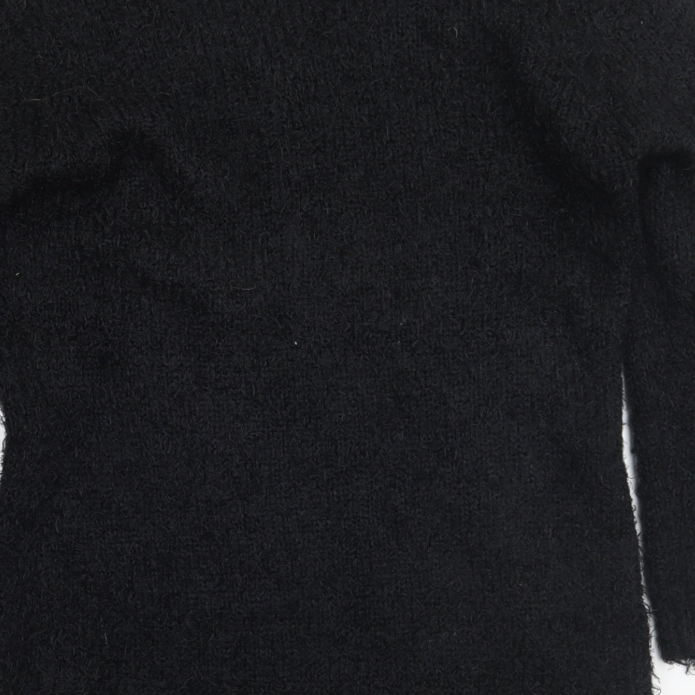 Brave Soul Womens Black   Pullover Jumper Size 14