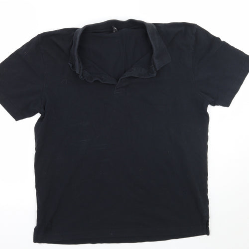Donnay Mens Black    Polo Size M