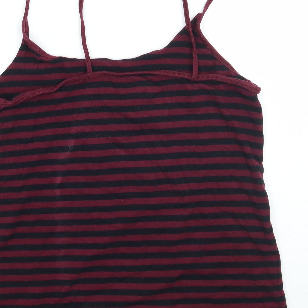 Primark Womens Purple Striped  Basic Tank Size XL  - Harry potter