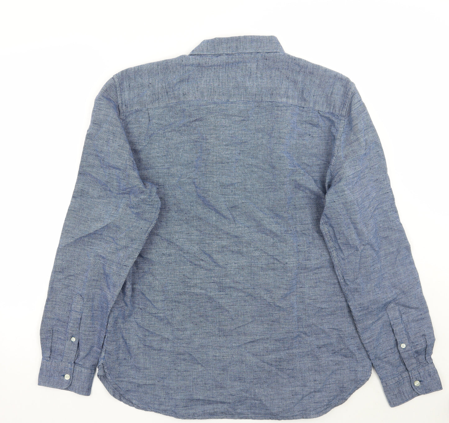 French Connection Mens Blue    Button-Up Size L