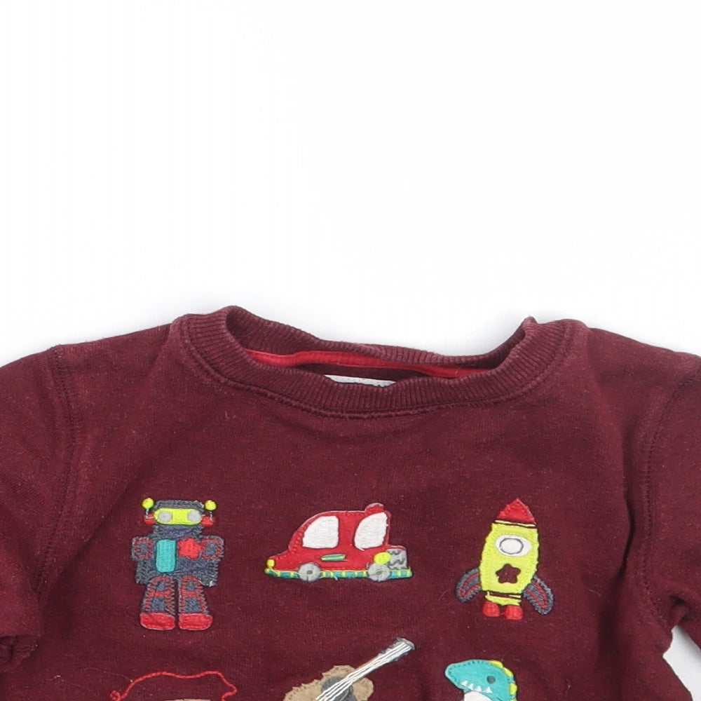 NEXT Baby Purple   Pullover Jumper Size 9-12 Months