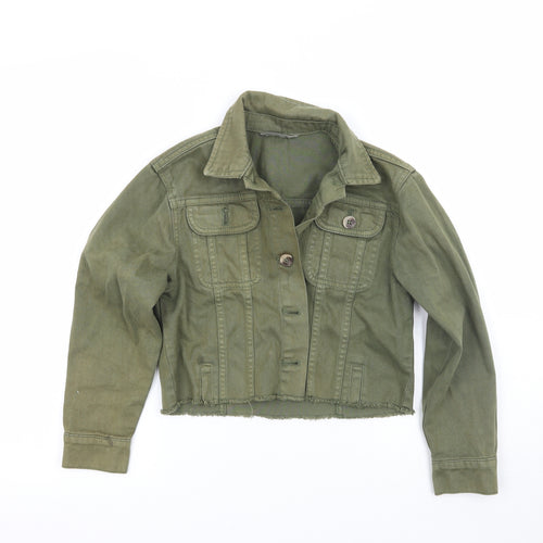 Candy Couture Girls Green   Jacket Coat Size 9 Years