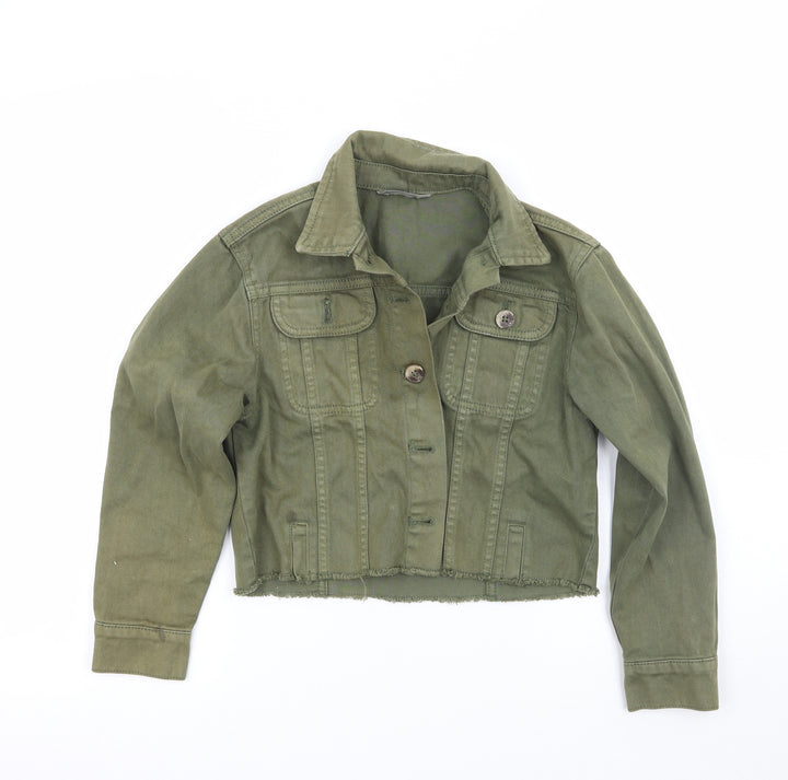 Candy Couture Girls Green   Jacket Coat Size 9 Years