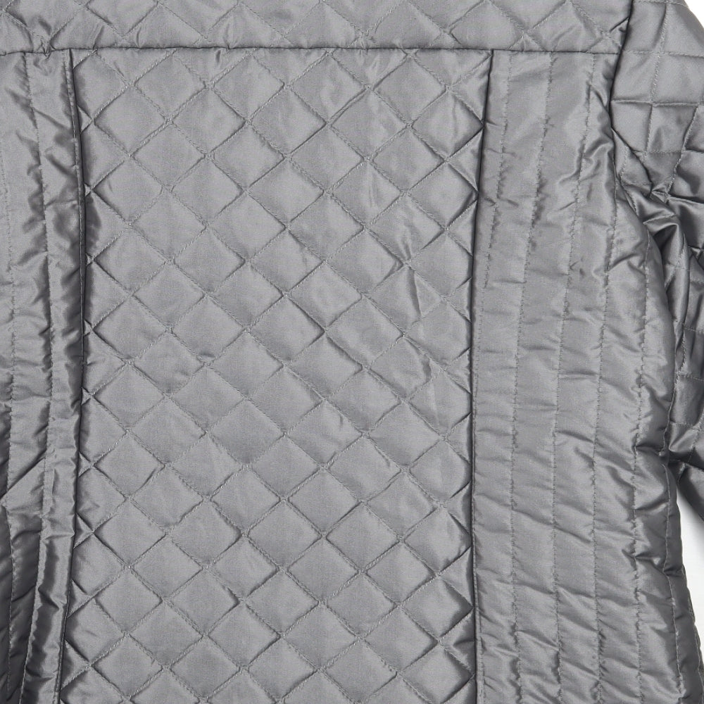 DASH Womens Grey   Jacket Coat Size 16