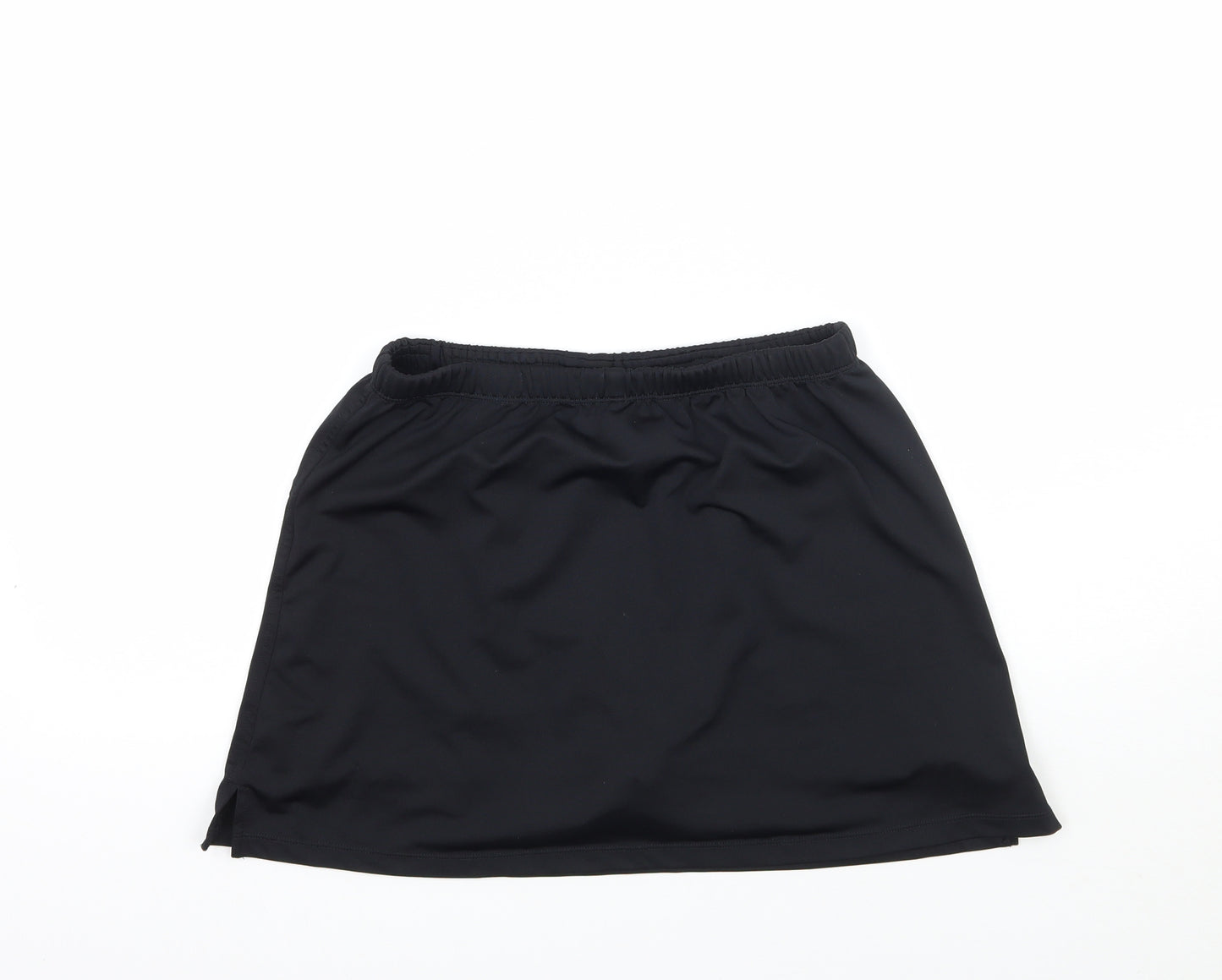Medallion Womens Black   A-Line Skort Size 8