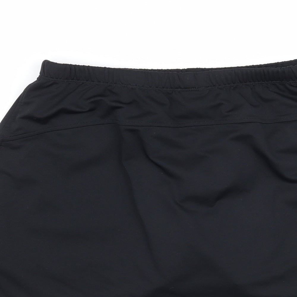 Medallion Womens Black   A-Line Skort Size 8