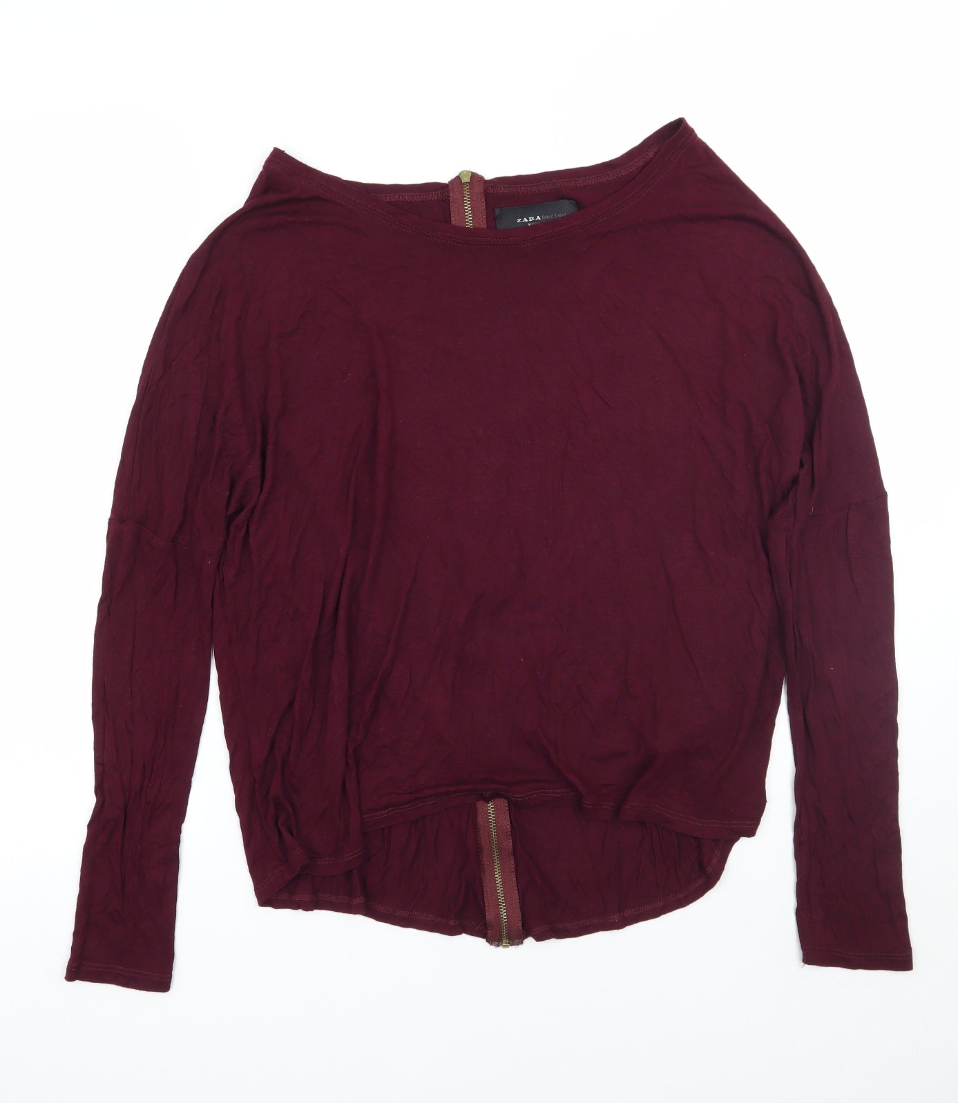 Zara Womens Red   Basic T-Shirt Size M
