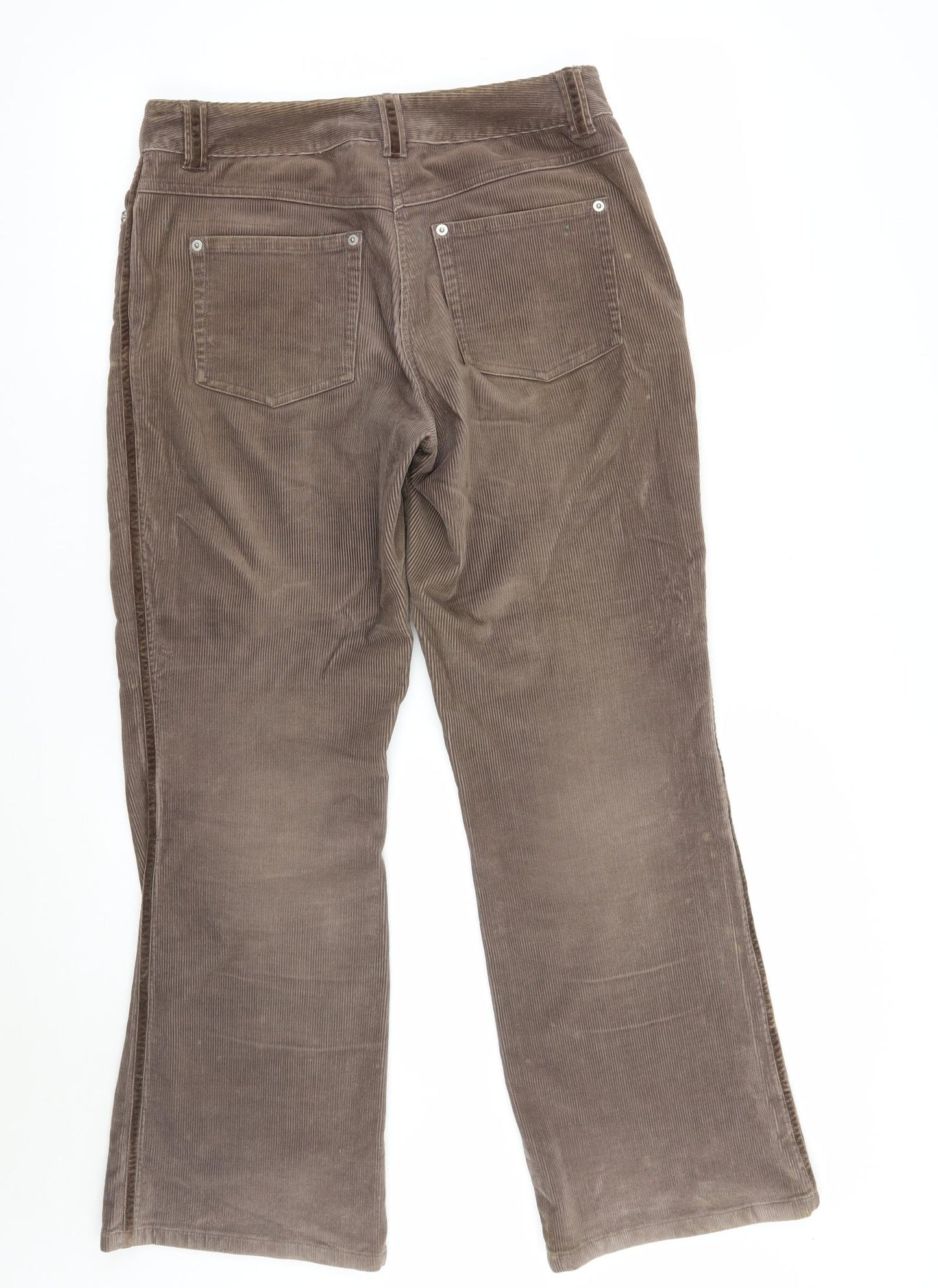 Wallis Womens Brown   Bootcut Jeans Size 10 L29 in