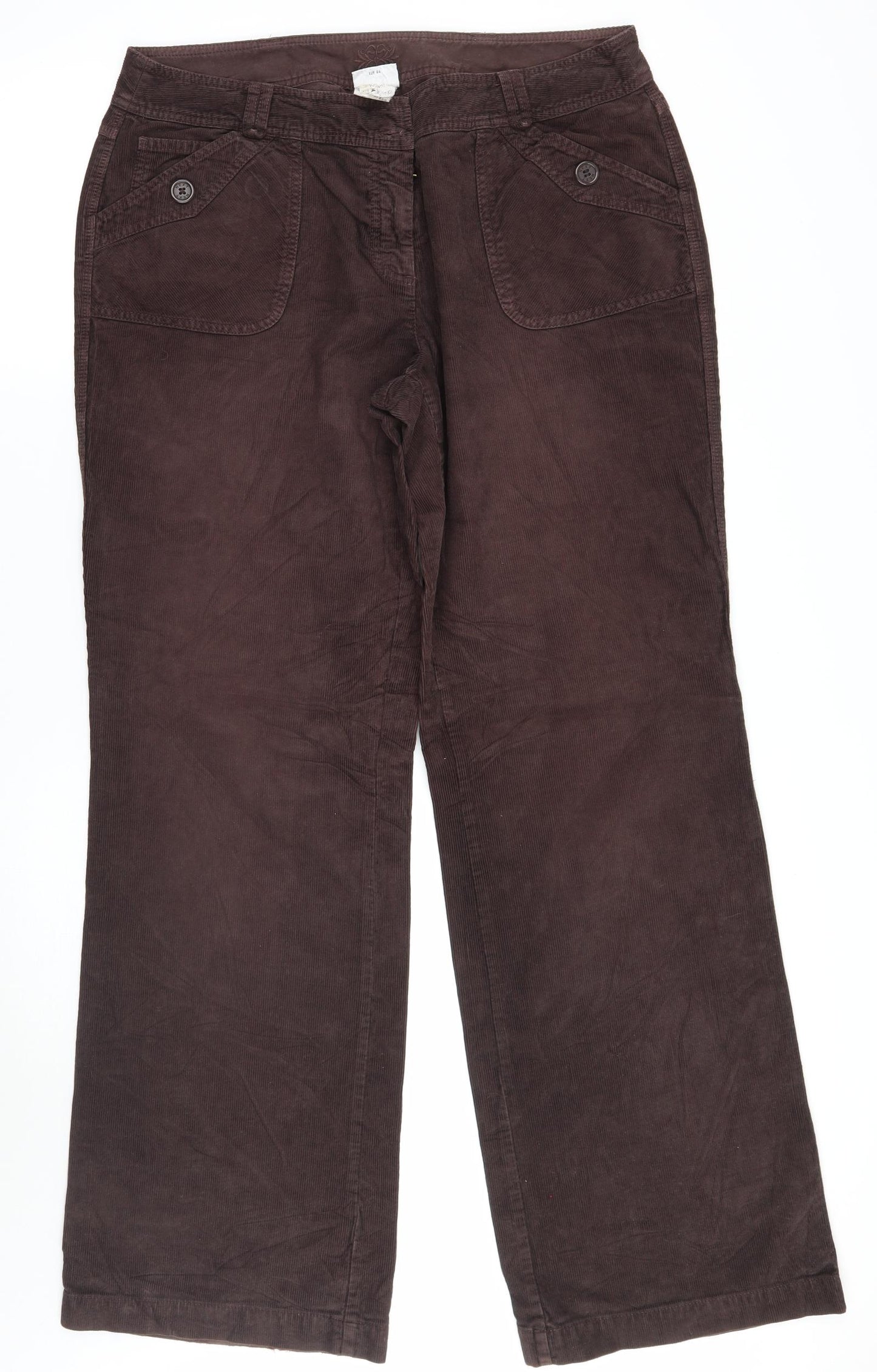 NEXT Womens Brown   Straight Jeans Size 12 L31 in