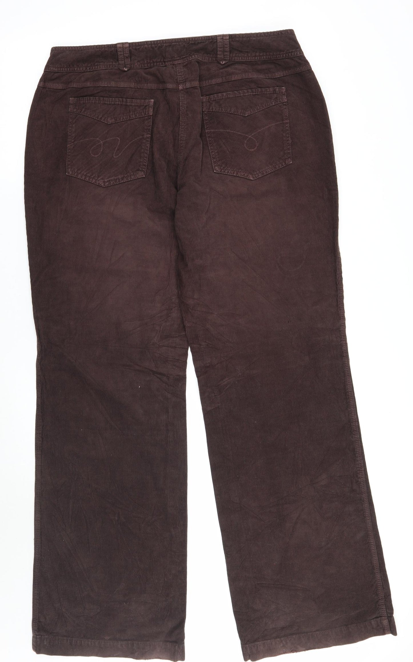 NEXT Womens Brown   Straight Jeans Size 12 L31 in