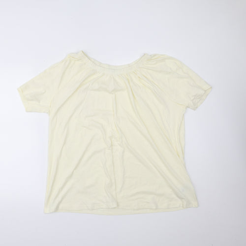 BPC Womens Yellow   Basic Blouse Size XL