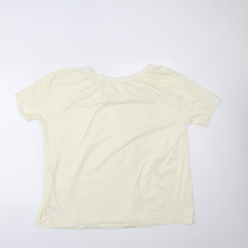 BPC Womens Yellow   Basic Blouse Size XL