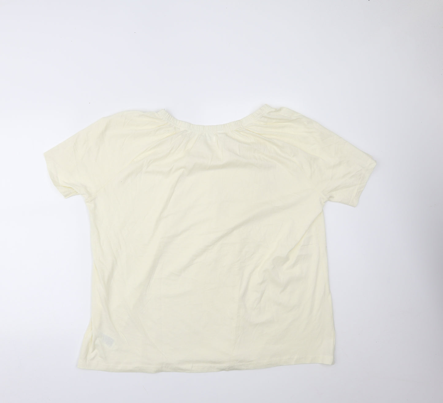 BPC Womens Yellow   Basic Blouse Size XL