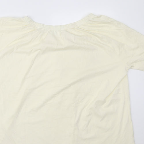 BPC Womens Yellow   Basic Blouse Size XL