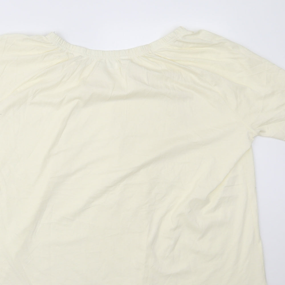 BPC Womens Yellow   Basic Blouse Size XL