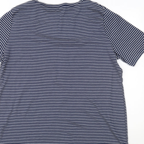 Dorothy Perkins Womens Blue Striped   T-Shirt Size 22
