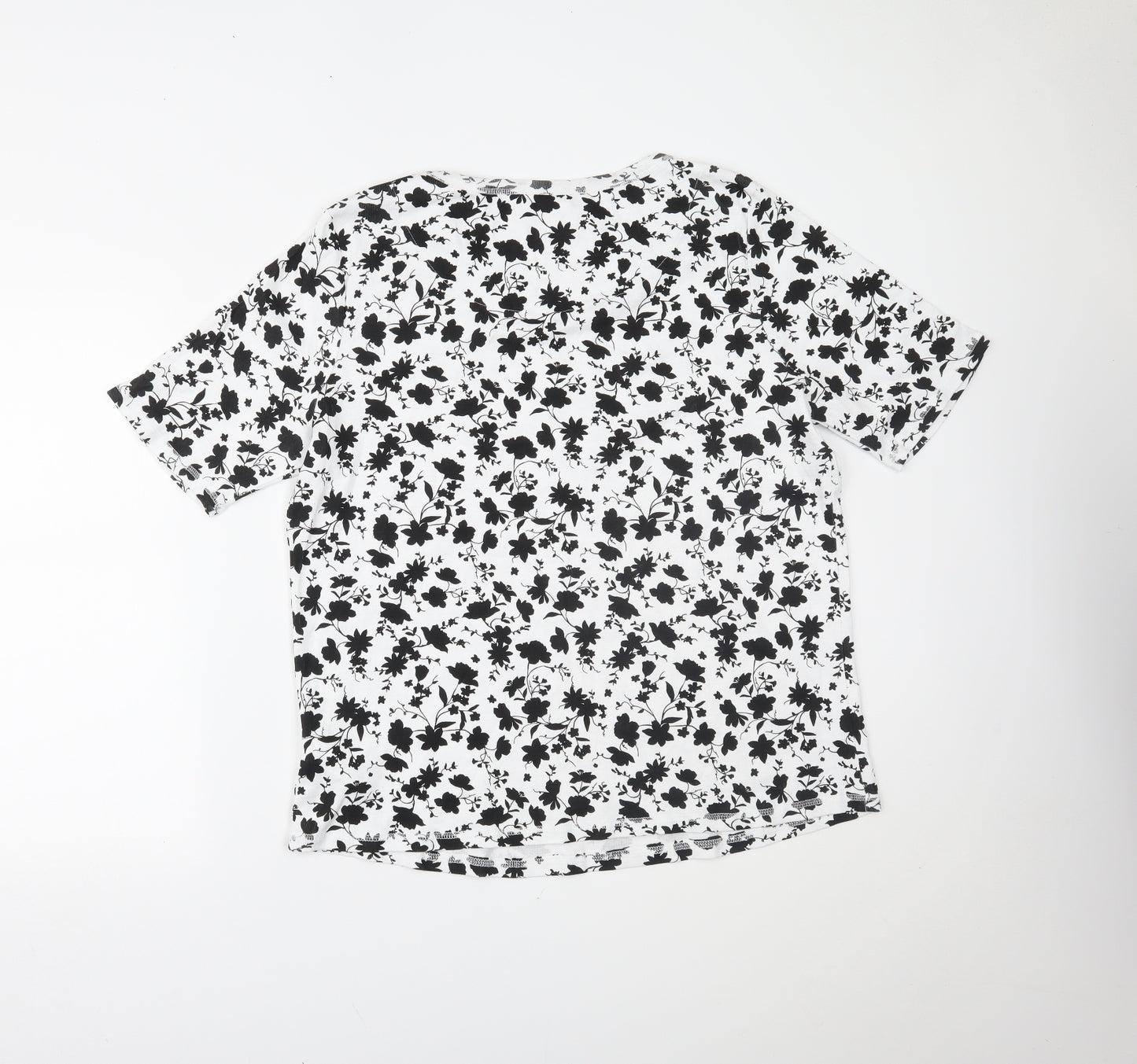 Capsule Womens White Floral   T-Shirt Size 22