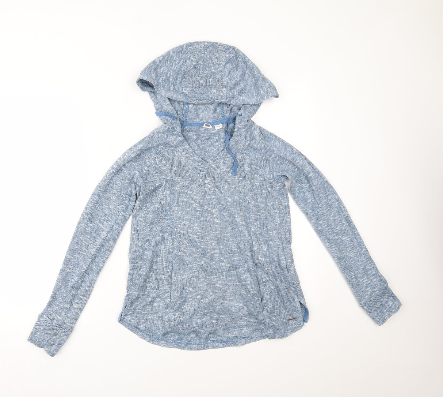 ROXY Womens Blue   Pullover Hoodie Size XS