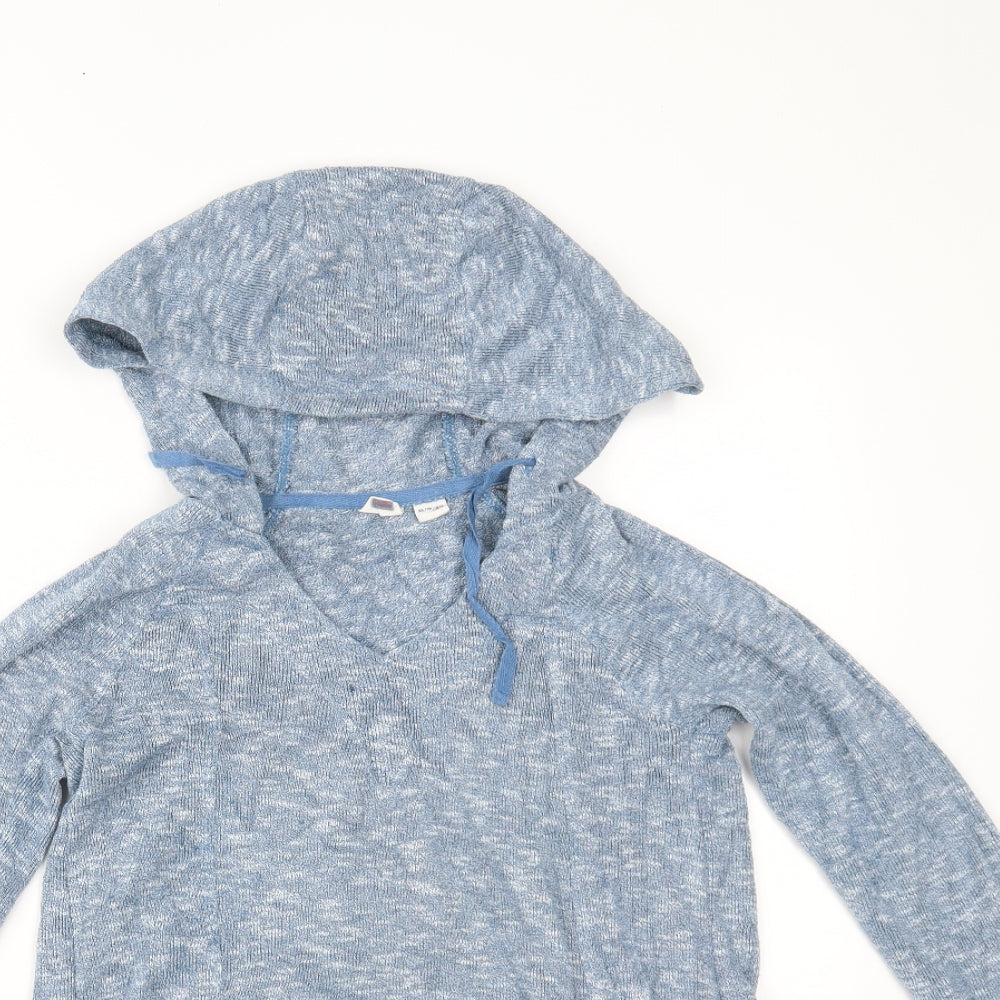 ROXY Womens Blue   Pullover Hoodie Size XS