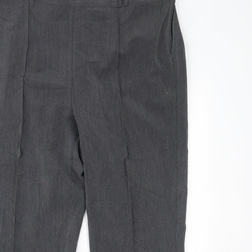 BM Womens Grey   Trousers  Size 22 L25 in