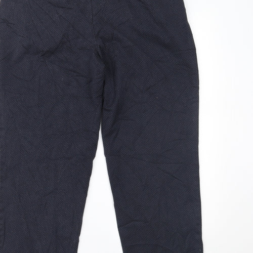 Marks and Spencer Womens Blue Polka Dot  Sweatpants Trousers Size 12 L24 in