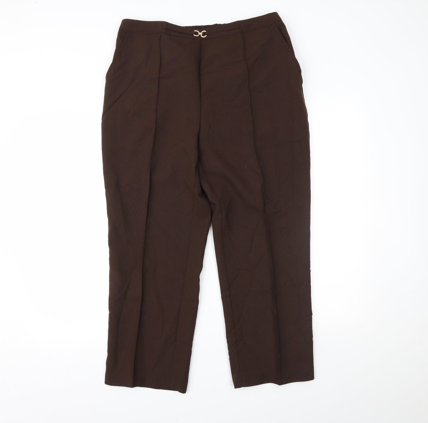 Damart Womens Brown   Trousers  Size 18 L23 in