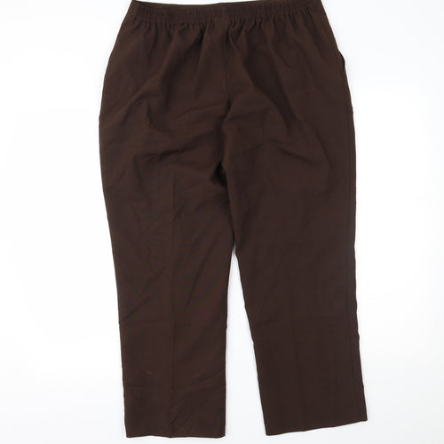 Damart Womens Brown   Trousers  Size 18 L23 in