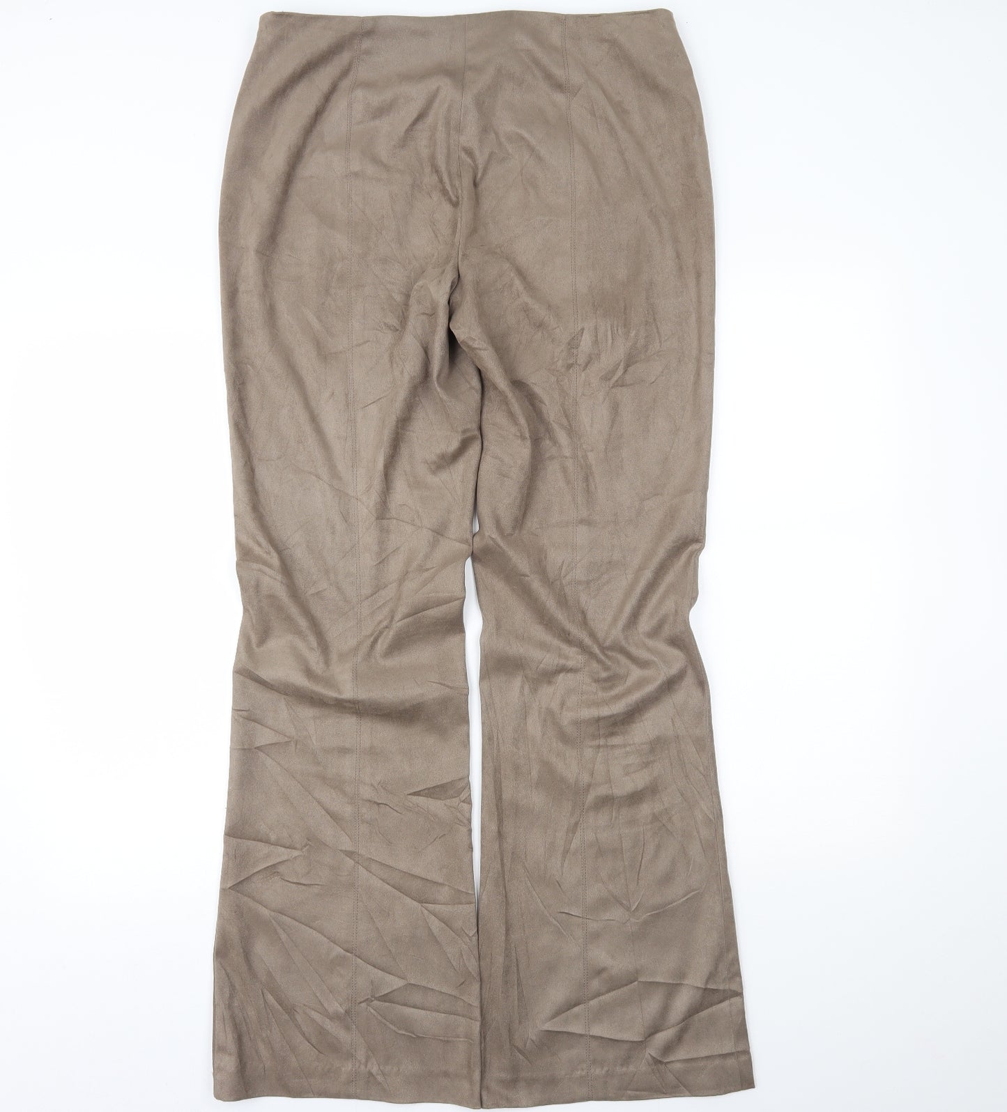 NEXT Womens Beige   Trousers  Size 14 L30.5 in