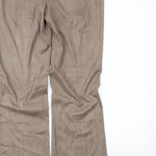 NEXT Womens Beige   Trousers  Size 14 L30.5 in