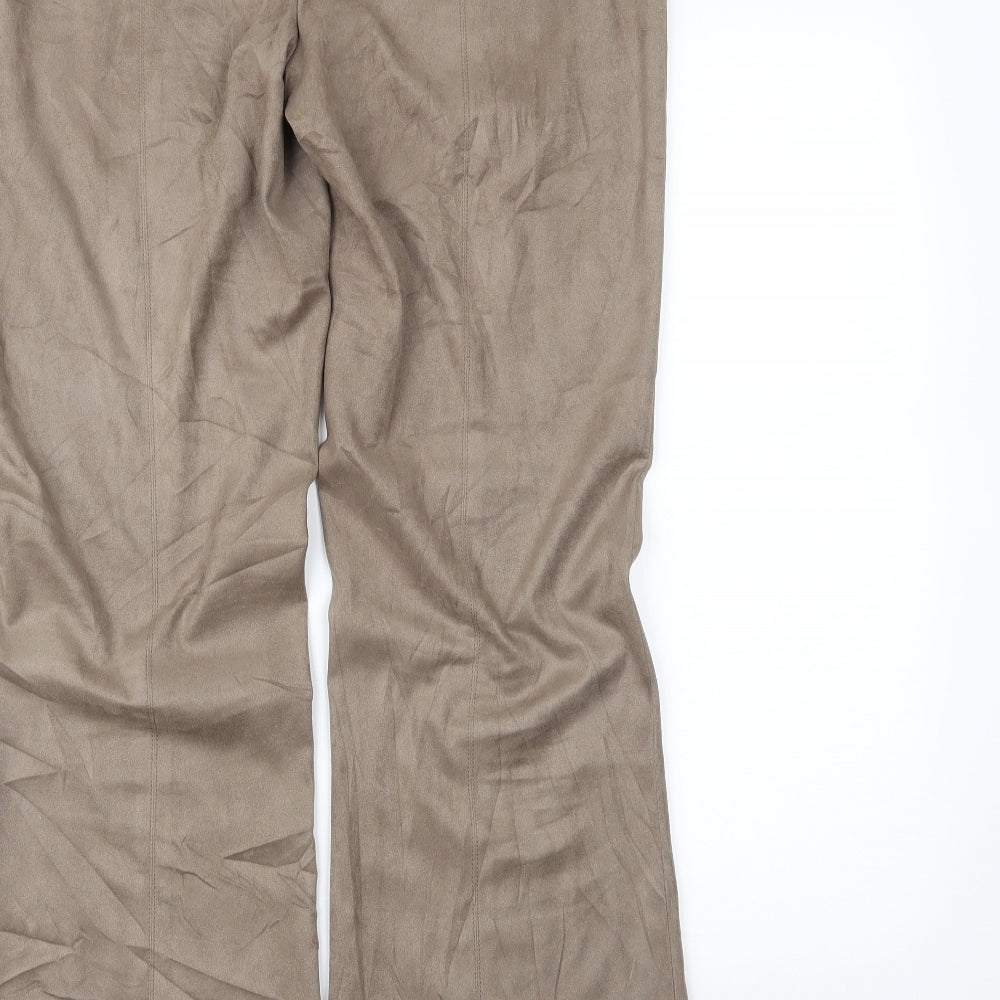 NEXT Womens Beige   Trousers  Size 14 L30.5 in