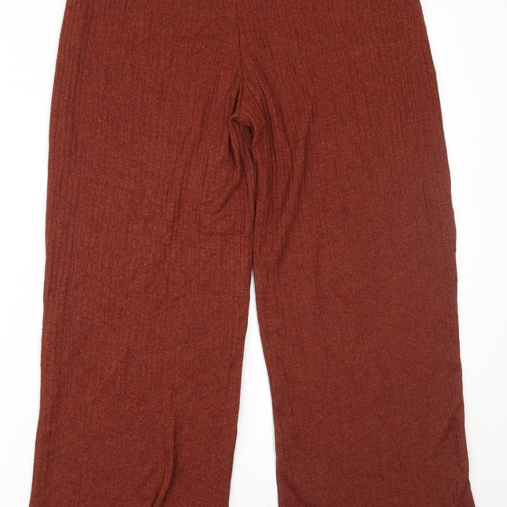 Zara Womens Orange   Trousers  Size M L21 in