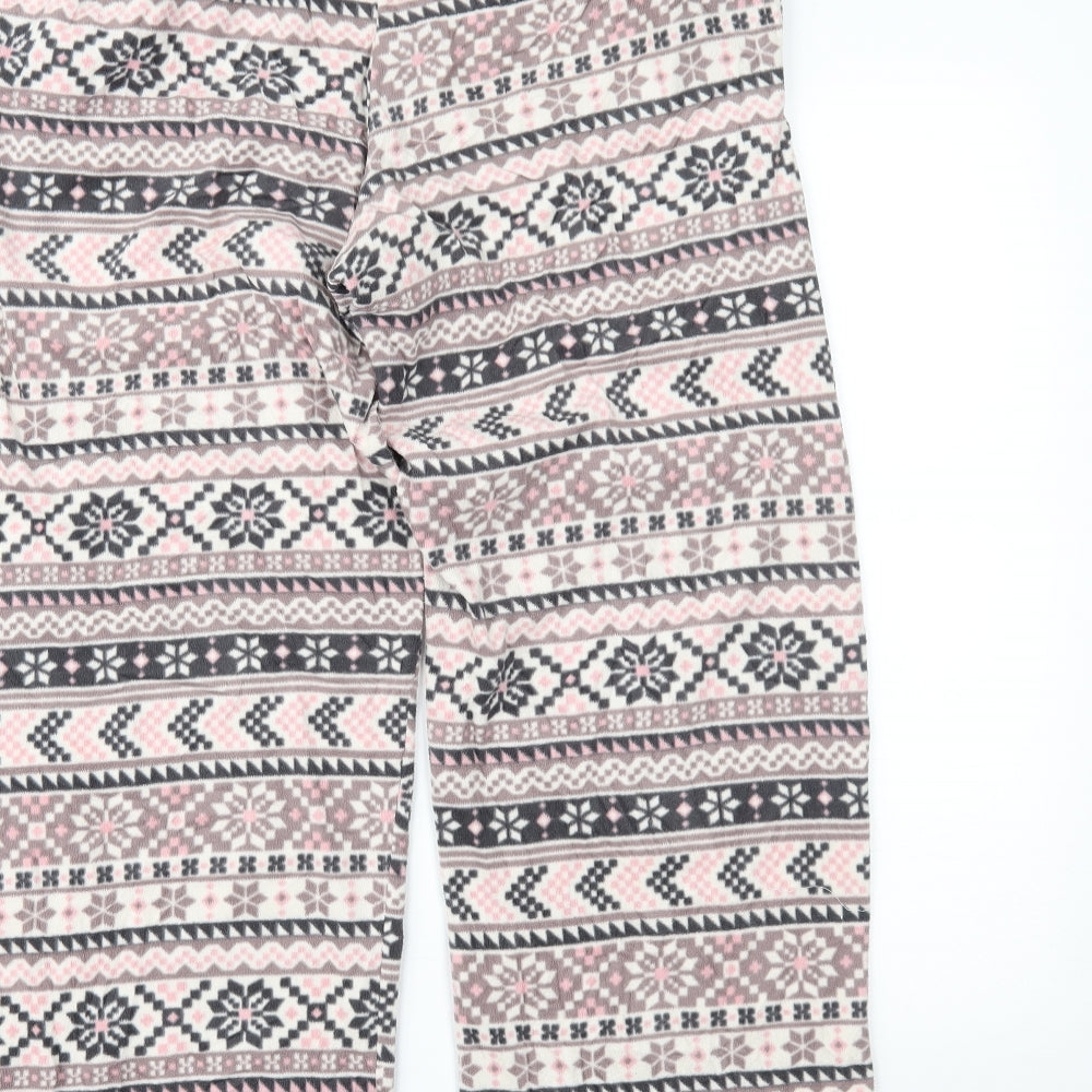 George Womens Multicoloured Fair Isle   Pyjama Pants Size 14
